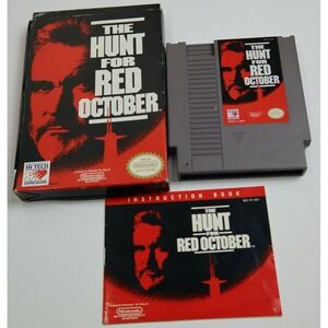 The Hunt for Red October (Nintendo Entertainment‎ System, 1991) CIB Complete